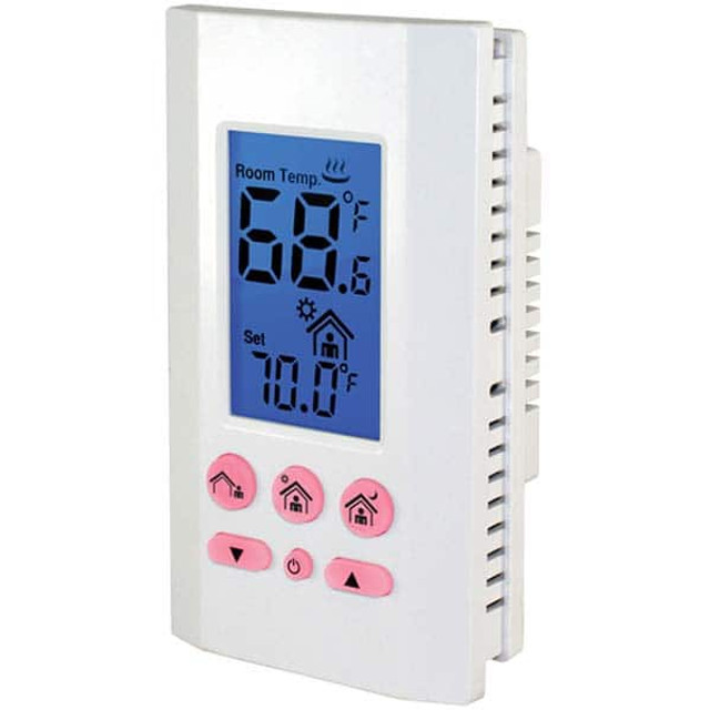 King Electric K701E-B Thermostats; Thermostat Type: Line Voltage Wall Thermostat ; Maximum Temperature: 95.0 ; Minimum Temperature: 41.0 ; Minimum Voltage: 120 V ; Maximum Voltage: 240 V ; Amperage: 16 A