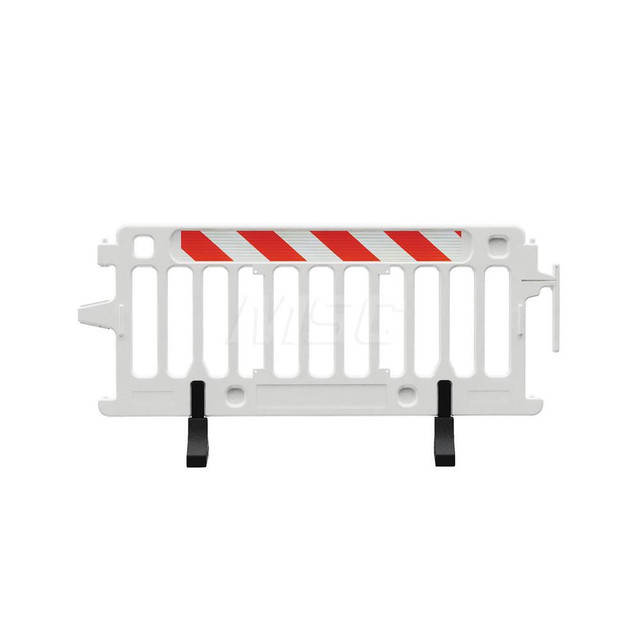 Plasticade 2004-W-HIPLR Crowd Control Parade Barricade: 39-1/2" High, Plastic Frame, White