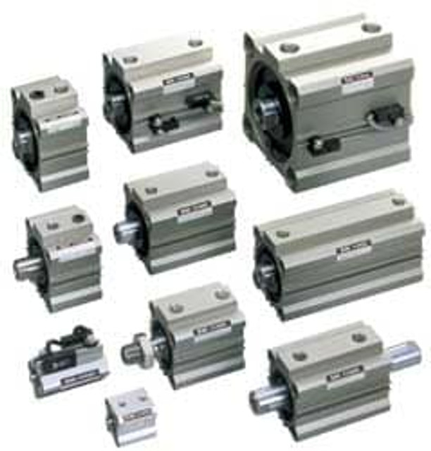 SMC PNEUMATICS NCQ-L100 Air Cylinder Foot Bracket: 4" Bore, Use with NCQ2 Air Cylinders