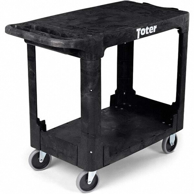 Toter UCF00-S0001 Utility Cart: Plastic, Black