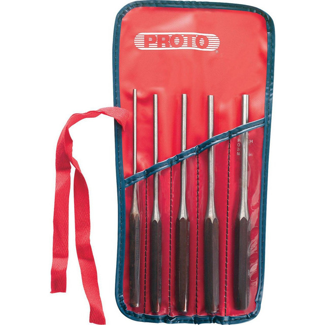 Proto J48005L Pin Punch Set: 5 Pc