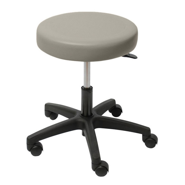 UMF Medical  6749 Ultra Comfort Stool, Air Spring Height Adjustment with Soft Rubber Casters, Seamless Upholstery with PreFixx® Protective Finish for Infection Prevention, Available in 16 Colors (DROP SHIP ONLY)