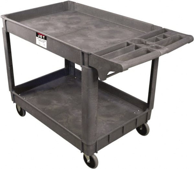 Jet 140018 Standard Utility Cart: Plastic, Gray