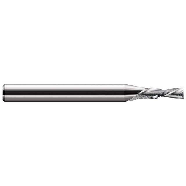 Harvey Tool 809016 Square End Mill: 1/4'' Dia, 1-1/4'' LOC, 1/4'' Shank Dia, 3'' OAL, 2 Flutes, Solid Carbide