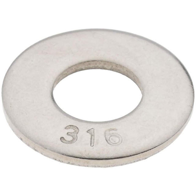 Value Collection SSWASHER1686 1/4" Screw Standard Flat Washer: Grade 316 Stainless Steel