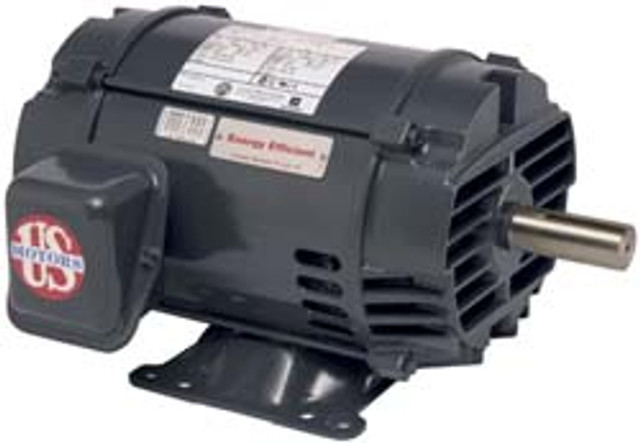 US Motors D2P3D Three Phase Premium Efficient AC Motor: TEFC Enclosure