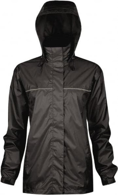 Viking 920BK-L Rain Jacket: Size Large, Black, Polyester