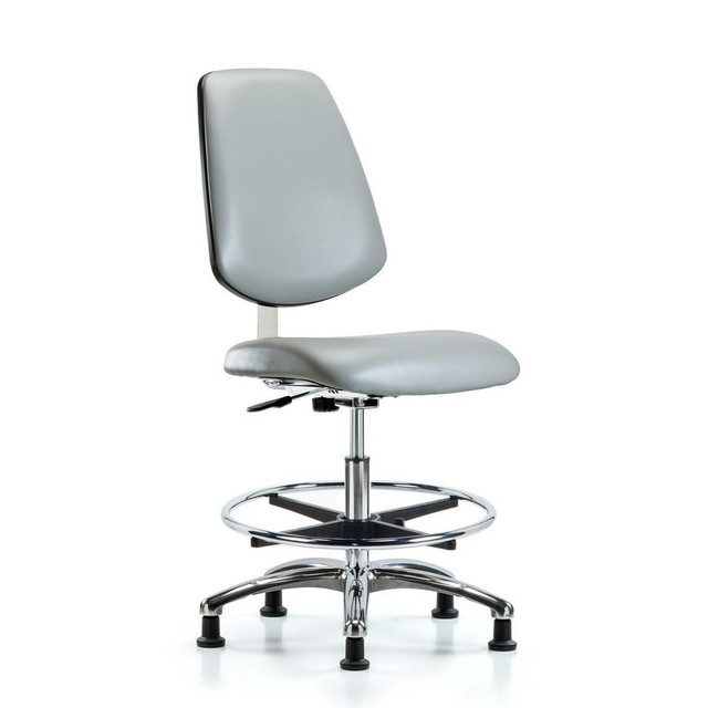 Blue Ridge Ergonomics MSC40377 Task Chair: Vinyl, Dove