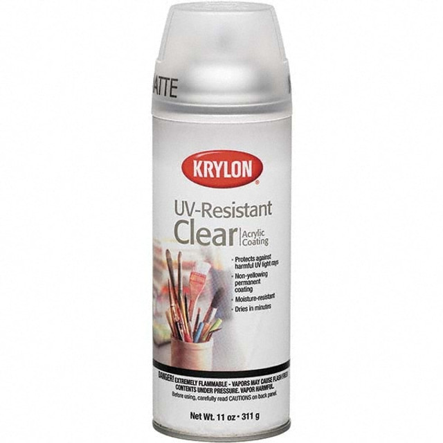 Krylon K01309007 UV-Resistant Spray Paint: Clear, Matte, 11 oz