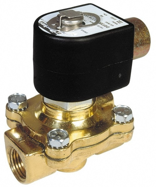 Parker 12F23O6148ACF Solenoid Valve: 2-Way, 3/4" Port, NPT