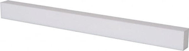 USA Industrials BULK-PS-PTFE-91 Plastic Bar: Polytetrafluoroethylene (Virgin), 1" Thick, 12" Long, White