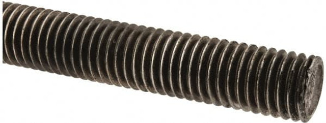 MSC 01123 Threaded Rod: 9/16-12, 3' Long, Low Carbon Steel