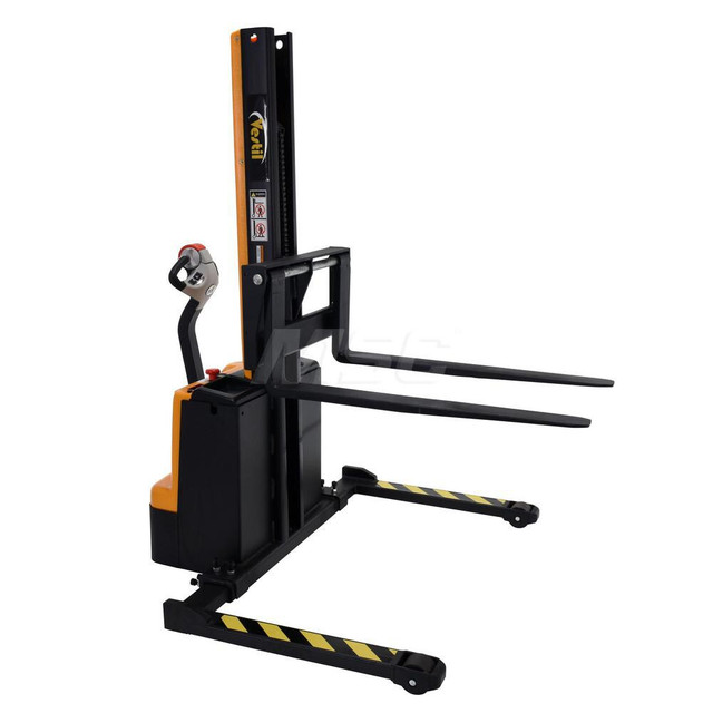 Vestil SNM15-62-AA 1,500 Lb Capacity, 64" Lift Height, Battery Operated Stacker