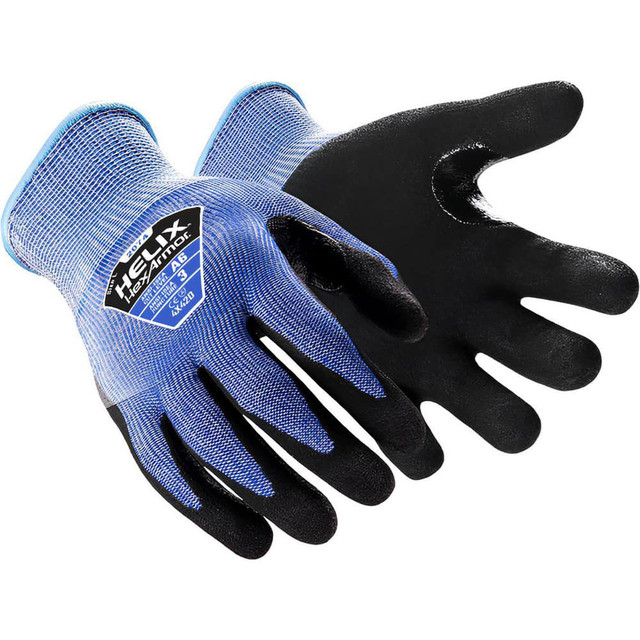 HexArmor. 2074-XXS (5) Cut-Resistant Gloves: Size 2XS, ANSI Cut A6, Sandy Nitrile, Fiberglass, HPPE & Steel, Puncture 3, Abrasion Level 5