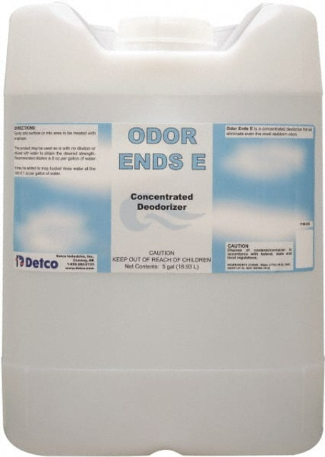 Detco 1198-C05 Odor Ends E, 5 Gal Cube, Odor Neutralizer