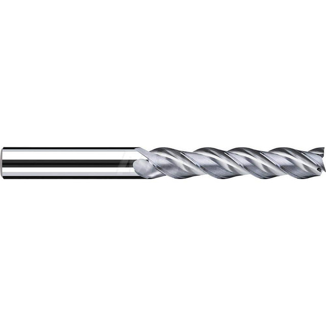 Fraisa 15512391 Corner Radius End Mill: 8 mm Dia, 42.00 mm LOC, 40 deg Helix, Bright/Uncoated Coated, Corner Radius End, Centercutting Series AX