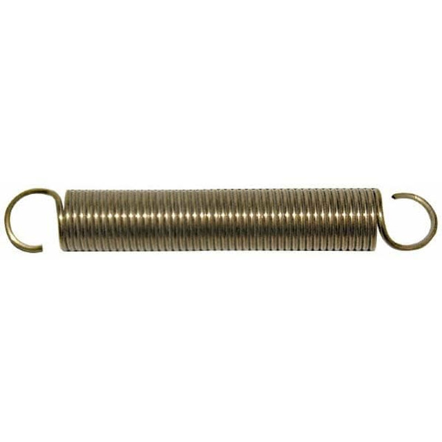 Gardner Spring 37054GS Extension Spring: 3/8" OD, 8.7 lb Max Load, 1.43" Extended Length, 0.045" Wire Dia