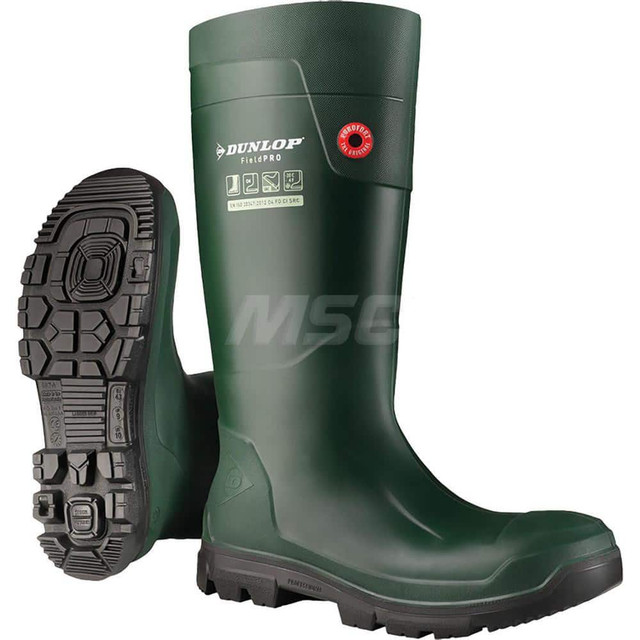 Dunlop Protective Footwear FG60E33.8 Work Boot: Size 8, Polyurethane, Plain Toe