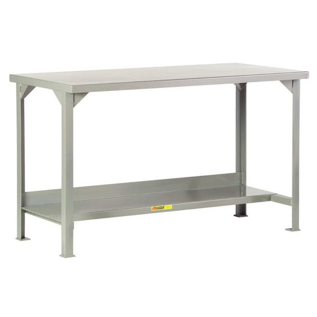 Little Giant. WST1-3660-36 Stationary Workbench: Powder Coated Gray