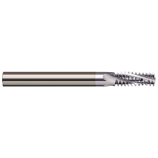 Harvey Tool 70046-C8 Helical Flute Thread Mill: 1/4-28, Internal & External, 3 Flute, 3/16" Shank Dia, Solid Carbide