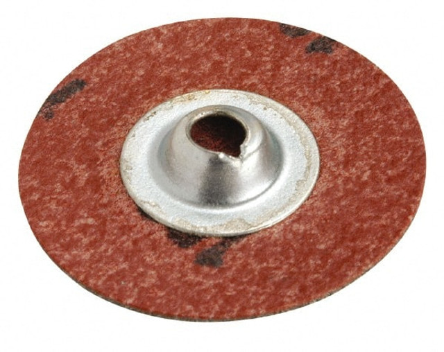 Superior Abrasives A016414 Quick-Change Disc: Type S, 3" Dia, 80 Grit, Zirconia Alumina, Coated