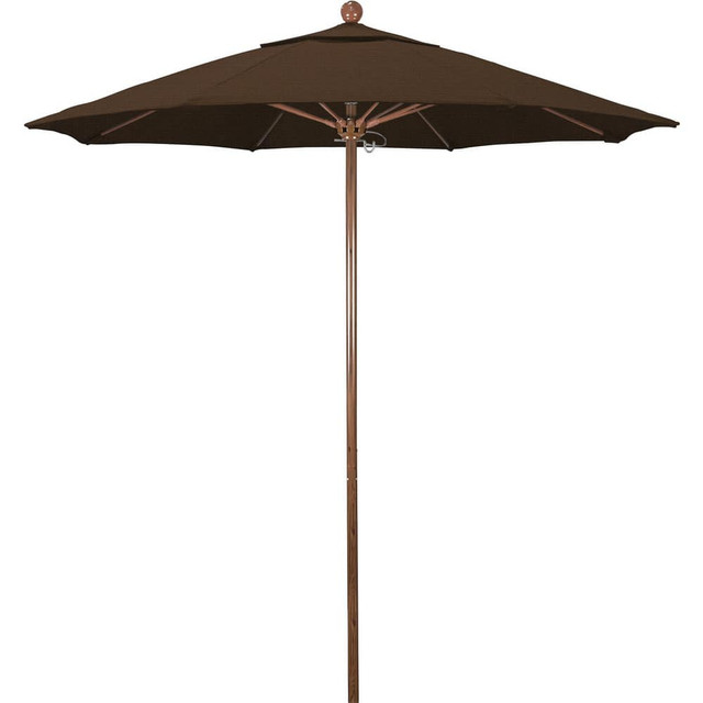 California Umbrella 194061620908 Patio Umbrellas; Fabric Color: Teak ; Base Included: No ; Fade Resistant: Yes ; Diameter (Feet): 7.5 ; Canopy Fabric: Olefin