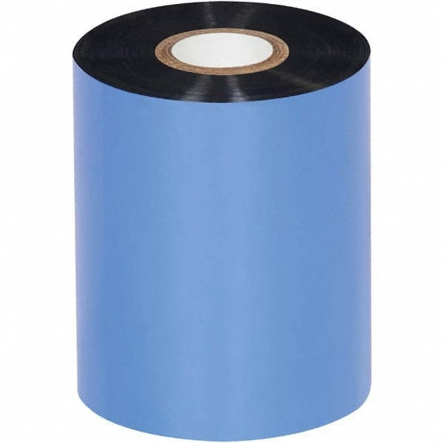 Value Collection THT162 Thermal Transfer Ribbon: 3-1/2" Wide, 1,476' Long, Black, Wax & Resin