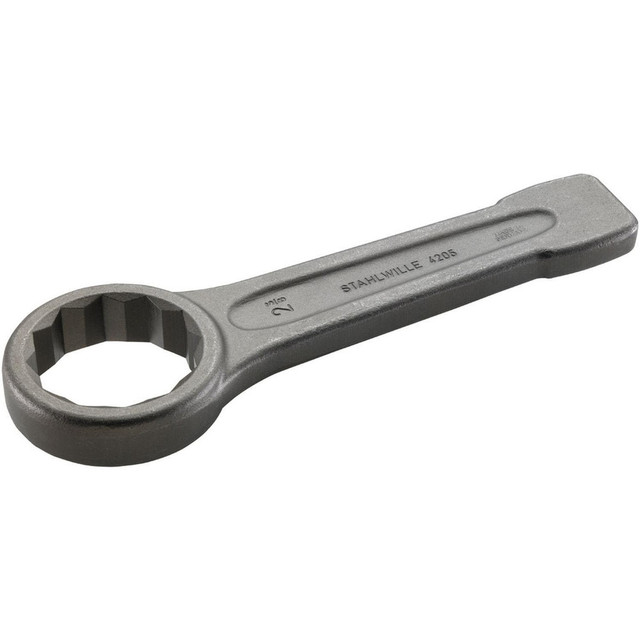 Stahlwille 42050027 Box Wrenches; Wrench Type: Striking Box End Wrench ; Size (mm): 27 ; Double/Single End: Single ; Wrench Shape: Straight ; Material: Steel ; Finish: Plain