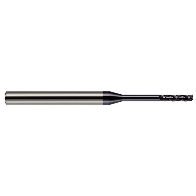 Harvey Tool 13640-C3 Square End Mill: 0.04'' Dia, 13/64'' LOC, 1/8'' Shank Dia, 2-1/2'' OAL, 3 Flutes, Solid Carbide