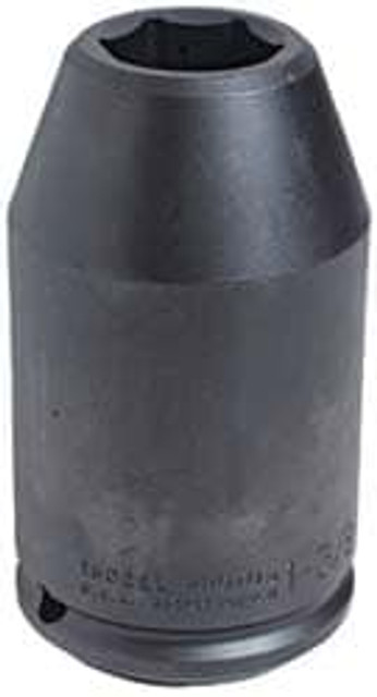 Proto J15057L Impact Socket: 1-1/2" Drive, 3-9/16" Socket, Hex Drive