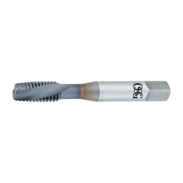OSG 1305900208 Spiral Flute Tap: #8-32 UNC, 2 Flutes, Plug, 2B Class of Fit, Vanadium High Speed Steel, TICN Coated