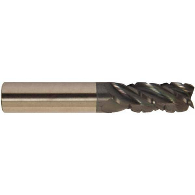 Accupro 6503203 Corner Radius End Mill: 3/16" Dia, 5/16" LOC, 0.0100" Radius, 4 Flute, Solid Carbide