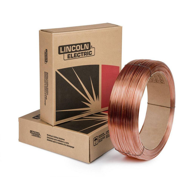Lincoln Electric ED033879 MIG Solid Welding Wire: 0.125" Dia, Steel Alloy