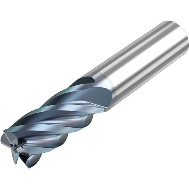 Niagara Cutter 10008603 Corner Radius End Mill: 5/8" Dia, 1-1/4" LOC, 0.03" Radius, 5 Flutes, Solid Carbide