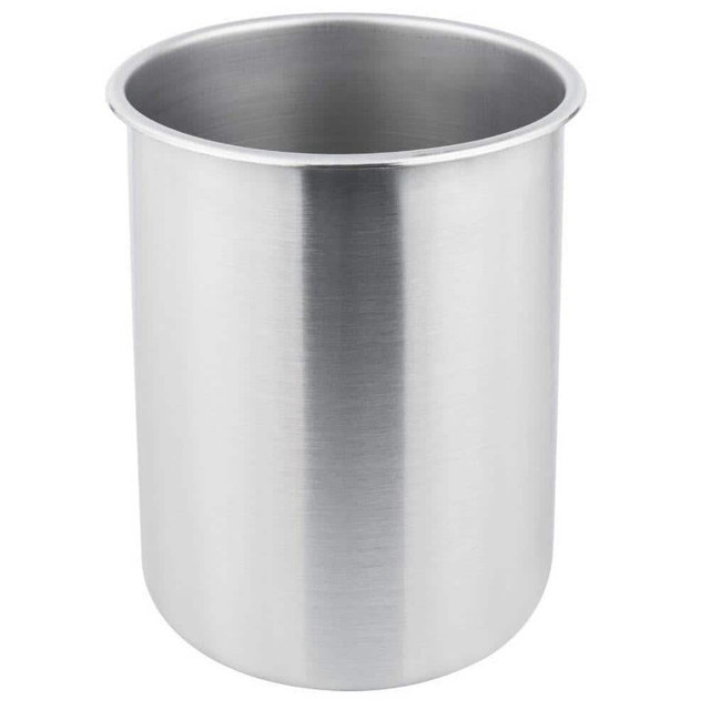 VOLLRATH 78780 Food Storage Container: Stainless Steel, Round