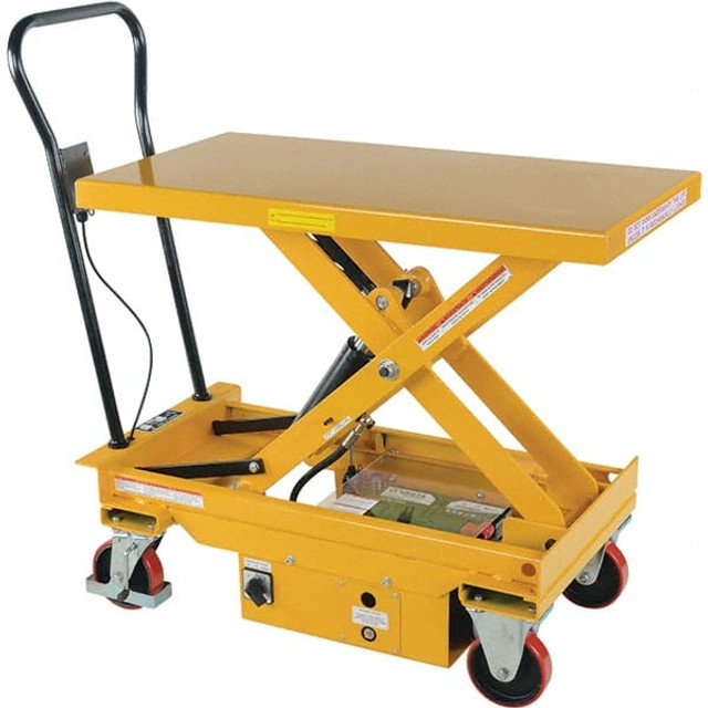 Vestil CART-1000-DC Mobile Air Lift Table: 1,000 lb Capacity