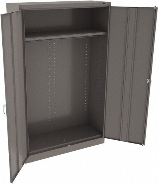 Tennsco J1878SUW-MGY Wardrobe Storage Cabinet: 48" Wide, 18" Deep, 78" High