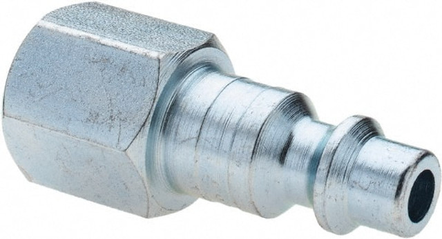 Parker H3C-787 Pneumatic Hose Coupling: 1/4-18" Thread, 1/4" Body Dia, Industrial Interchange