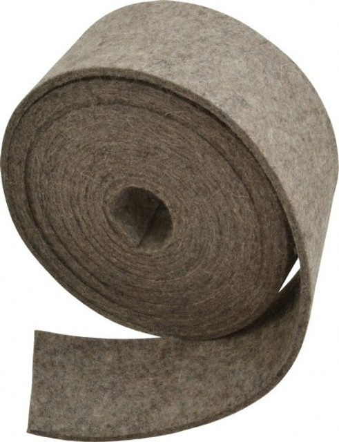 MSC 1/8X2X10'PLNF3 1/8 Inch Thick x 2 Inch Wide x 10 Ft. Long, Felt Stripping