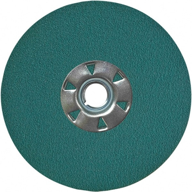VSM 149157 Fiber Disc: 4-1/2" Disc Dia, 7/8" Hole, 60 Grit, Zirconia Alumina
