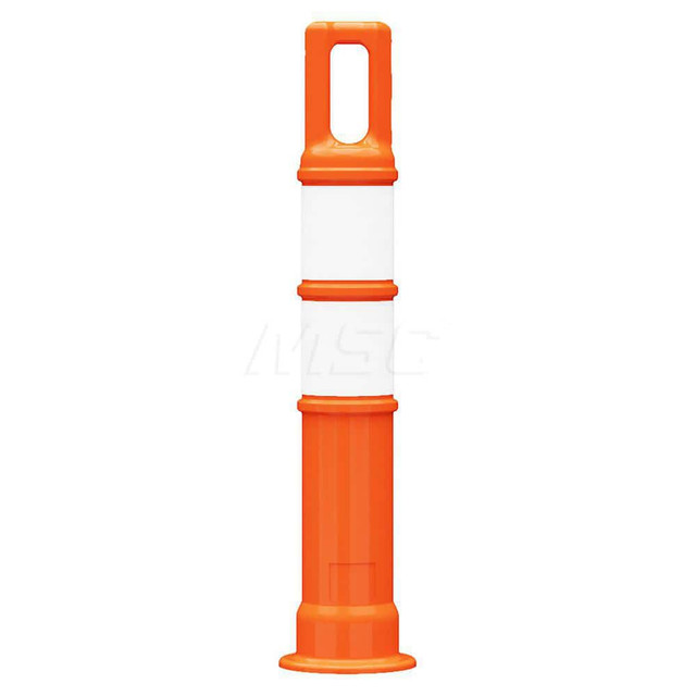 Plasticade 7328-LD-O-4EGWW Traffic Barrels, Delineators & Posts; Reflective: Yes ; Base Needed: Yes ; Compliance: MASH Compliant; MUTCD Standards ; Collar Two Width (Inch): 4 ; Collar One Width (Inch): 4