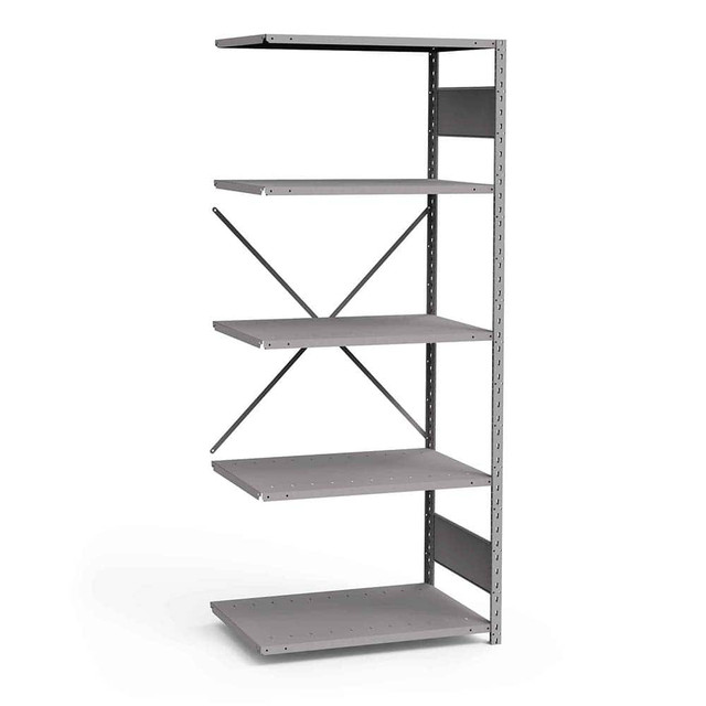 Rousseau Metal SRA1006 20 Gauge Add-On Unit Shelving: 36" Wide