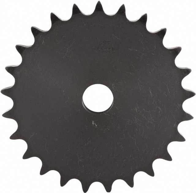 U.S. Tsubaki 80A25 Plate Roller Chain Sprocket: 25 Teeth, 1" Pitch, 15/16" Bore Dia