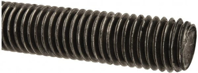 MSC 01132 Threaded Rod: 5/8-11, 2' Long, Low Carbon Steel