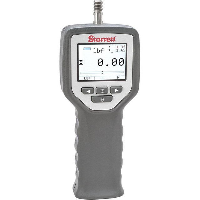 Starrett DFC-10 Digital Force Gage: 10 lb Capacity, 0.001 lb Resolution