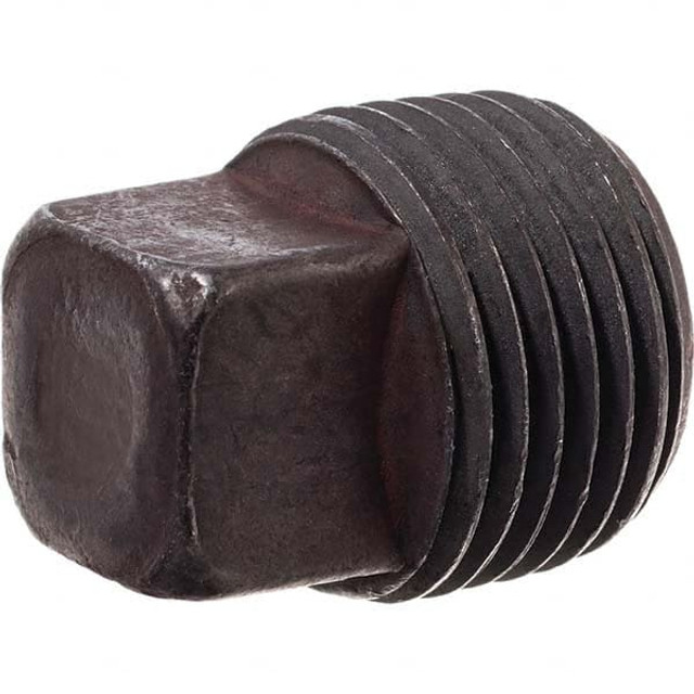 USA Industrials ZUSA-PF-6584 Black Square Plug: 1/2", Threaded