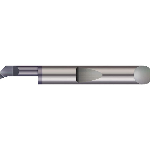 Micro 100 QBT-2301300X Boring Bar: 0.23" Min Bore, 1.3" Max Depth, Right Hand Cut, Solid Carbide