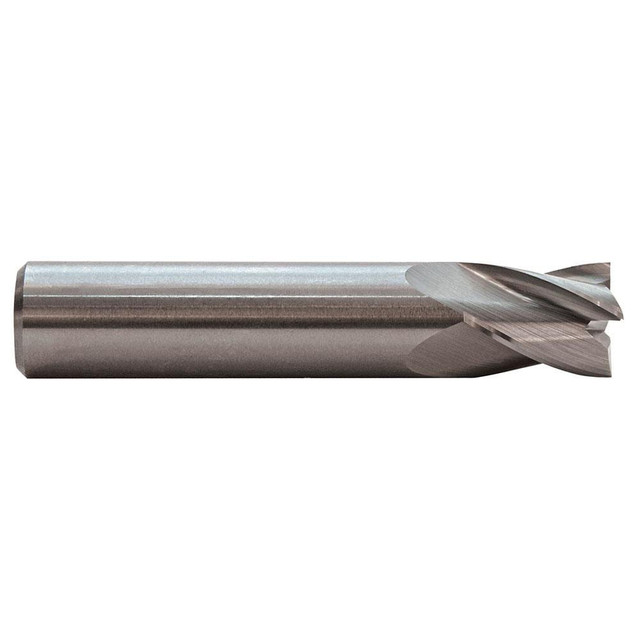 M.A. Ford. 16301800 Square End Mill: 0.018'' Dia, 0.036'' LOC, 1/8'' Shank Dia, 1-1/2'' OAL, 4 Flutes, Solid Carbide