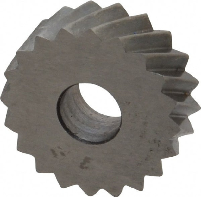 MSC KNL-210 Standard Knurl Wheel: 3/4" Dia, 90 ° Tooth Angle, 10 TPI, Diagonal, High Speed Steel