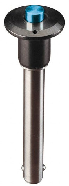 Jergens 800659 Push-Button Quick-Release Pin: Button Handle, 3/8" Pin Dia, 4" Usable Length